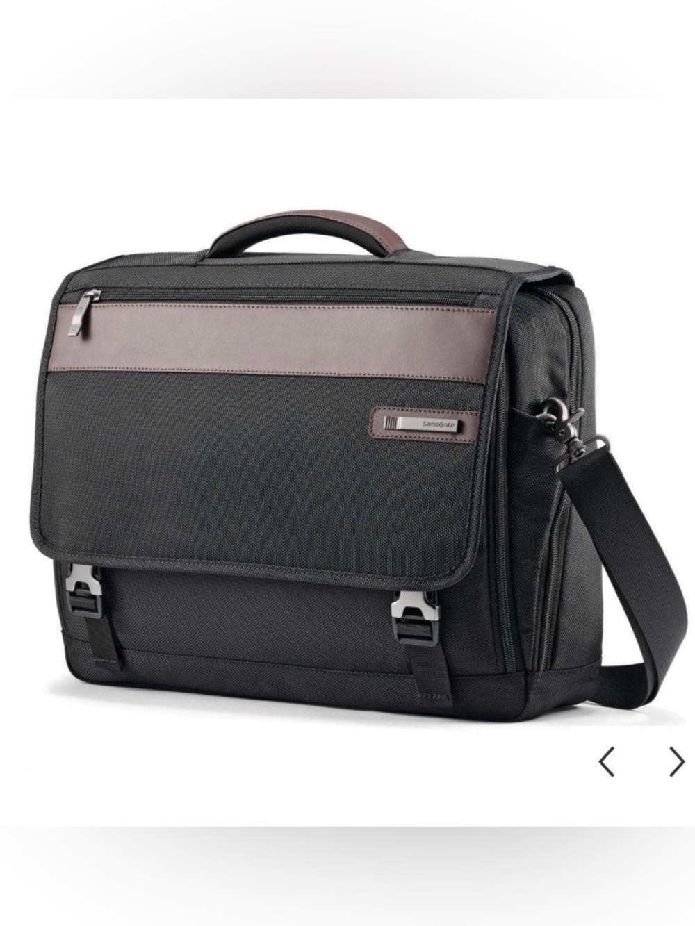 Samsonite Kombi Black Flapover Briefcase